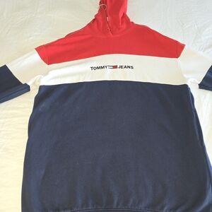 Tommy Jeans Red, White, and Blue Hoodie